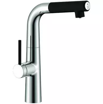 Смеситель для кухонной мойки Iddis Pure PURSBFBi05 хром/черный
