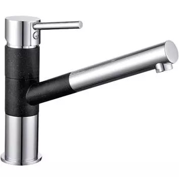 Смеситель для кухонной мойки Iddis Velikan VL1BBSGi05 хром/черный