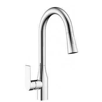 Смеситель для кухонной мойки Kaiser Linear 59044 хром с вытяжной лейкой