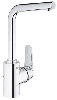Смеситель для раковины GROHE Eurodisc Cosmopolitan с высоким изливом, хром (23054003)