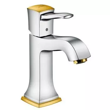 Смеситель для раковины Hansgrohe Metropol Classic 31301090 хром/золото