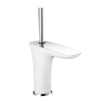 Смеситель для раковины Hansgrohe Puravida 15075400 белый/хром