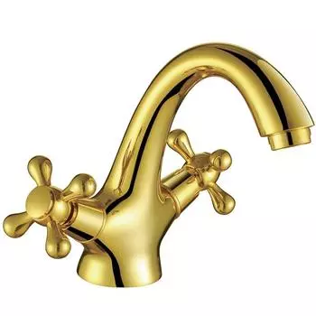 Смеситель для раковины Kaiser Carlson Style 44311-3 золото