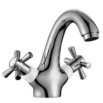 Смеситель для умывальника Decoroom DR46011-White