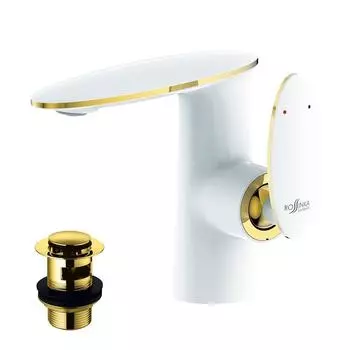 Смеситель для умывальника одноручный Rossinka RS30-11W