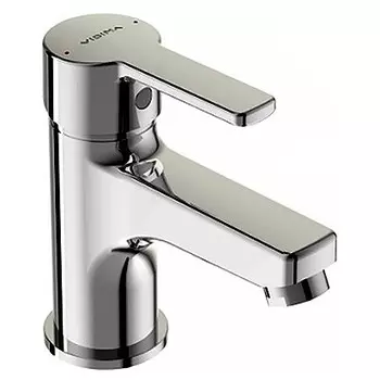 Смеситель для умывальника Vidima Уно литой излив без донного клапана хром