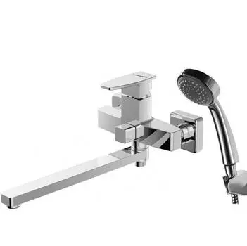 Смеситель для ванны Bravat Riffle F672106C-LB с аксессуарами