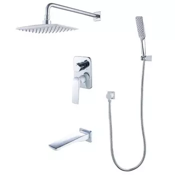 Смеситель для ванны и душа встраиваемый Lemark Allegro LM5922CW