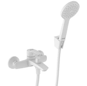 Смеситель для ванны Iddis Ray RAYWT02i02 белый матовый