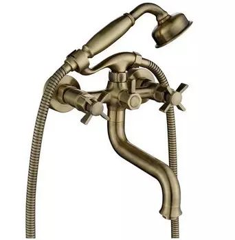 Смеситель для ванны Kaiser Cross 41022-1 бронза