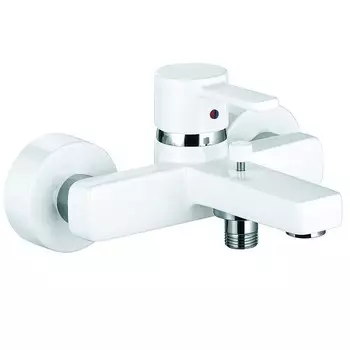 Смеситель для ванны Kludi Zenta 386709175 белый/хром