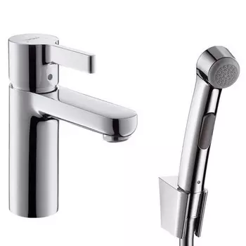 Смеситель с гигиеническим душем Hansgrohe Metris S 31160000