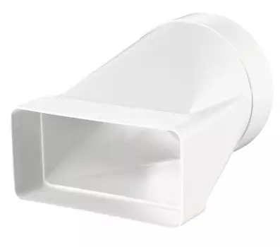 Соединитель для круглых и плоских вентиляционных каналов Вентс Пластивент 711, размер 120х60/100 мм (в упаковке)