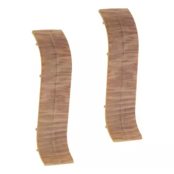 Соединитель для напольного плинтуса Осина Европейская 55 мм 2 шт