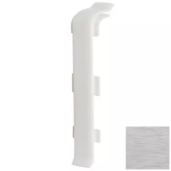 Соединитель для плинтуса ПВХ Arbiton Lars 25 Ясень Снежный 2 штуки