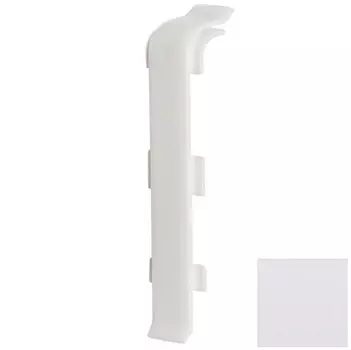 Соединитель для плинтуса ПВХ Arbiton Lars 40 Белый матовый 2 штуки