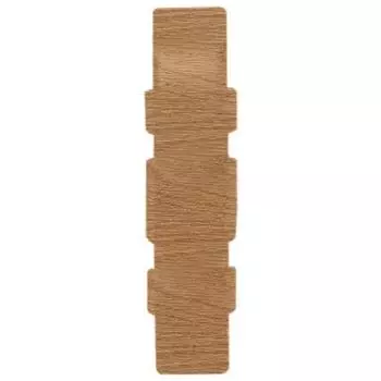 Соединитель для плинтуса ПВХ Ideal Элит Е67-С 201 Дуб