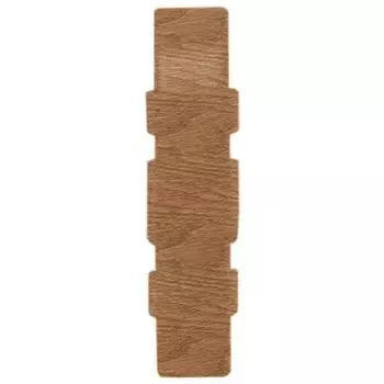 Соединитель для плинтуса ПВХ Ideal Элит Е67-С 206 Дуб Коньячный