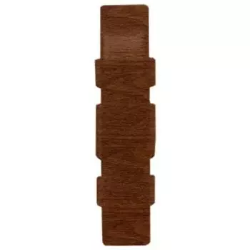 Соединитель для плинтуса ПВХ Ideal Элит Е67-С 293 Орех темный