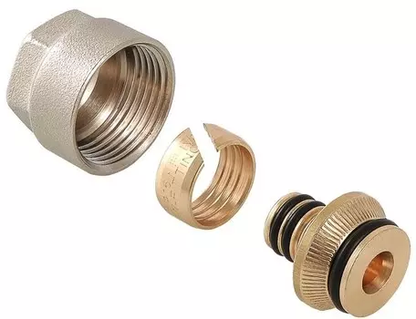 Соединитель латунный для металлопластиковой трубы Valtec 16х2″