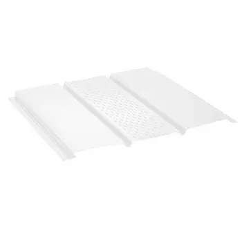 Софит Aquasystem Pe RR20 с центральной перфорацией 2400х303 стальной