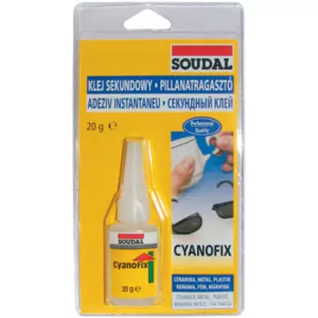 Soudal 84A Cyanofix, 20 г, Бытовой клей