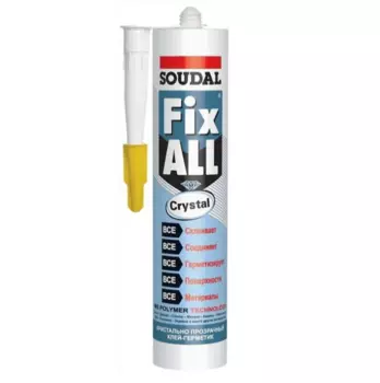 Soudal Fix All Crystal, 290 мл, Герметик полимерный