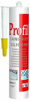 Soudal Profil 280 мл, Герметик силиконовый санитарный (белый)