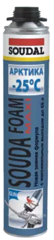 Soudal Soudafoam Maxi Арктика, 870 мл, Пена монтажная профессиональная зимняя