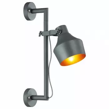Спот Odeon Light Osta 4082/1WA черный/золотой Е27 1х40W с выключателем