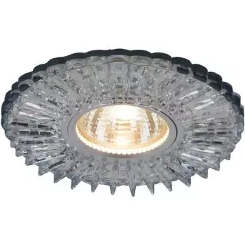 Спот встраиваемый со светодиодной подсветкой зеркальный