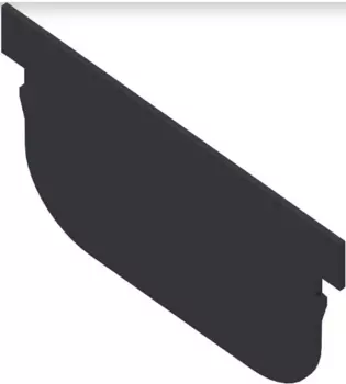 Standartpark Spark 6821/2, 125х72 мм, Заглушка торцевая для лотка водоотводного