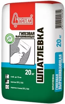 Старатели 20 кг, Шпатлевка гипсовая Выравнивающая (белая)