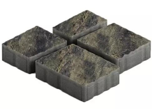 Steingot Гранито Color Mix №16, 60 мм, Плитка тротуарная мультиформатная