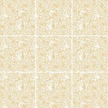 Стеновая панель ХДФ Акватон Флора Слоновая кость 2440х1220 мм