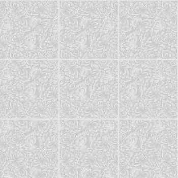 Стеновая панель ХДФ Акватон Флора Жемчужный 2440х1220 мм