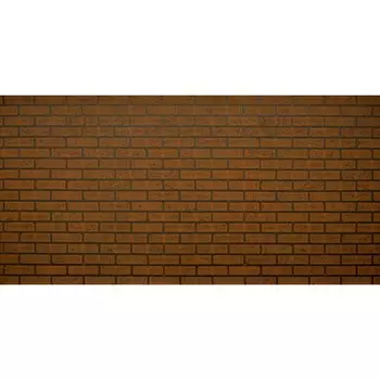 Стеновая панель МДФ Акватон Кирпич темный с тиснением 2440х1220 мм