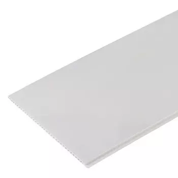 Стеновая панель ПВХ Апласт матовая белая 3000х250 мм
