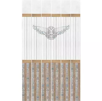 Стеновая панель ПВХ Кронапласт Unique Филин фигурная 2700х250 мм