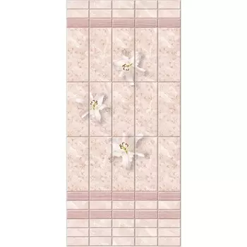 Стеновая панель ПВХ Кронапласт Unique Лилии 2700х250 мм