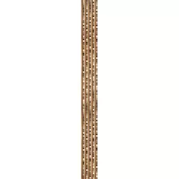 Стеновая панель ПВХ Кронапласт Unique Рейкьявик коричневый фигурная 2700х250 мм