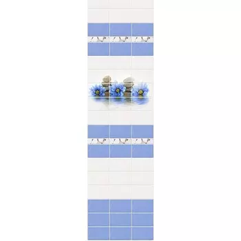 Стеновая панель ПВХ Novita фриз 3D Каприз узор 2700х250 мм