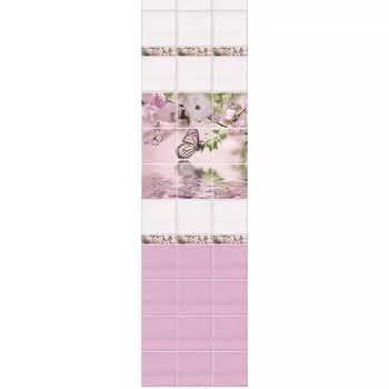 Стеновая панель ПВХ Novita фриз 3D Наваждение узор 2700х250 мм