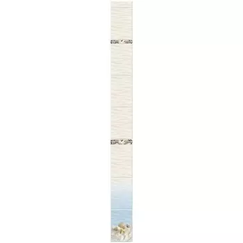 Стеновая панель ПВХ Novita Light фриз 3D Романтика лайт добор 2700х250 мм