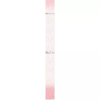 Стеновая панель ПВХ Novita Light фриз 3D вишня розовая добор 2700х250 мм