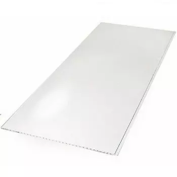 Стеновая панель ПВХ Панельпласт глянцевая белая 2700х250 мм