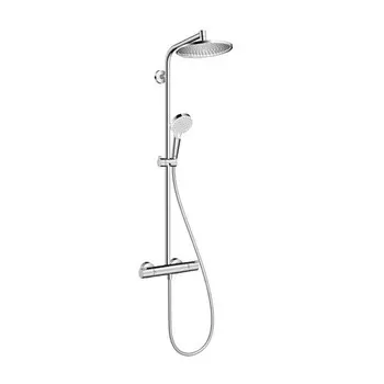 Стойка душевая Hansgrohe Crometta S 1 jet Showerpipe 27267000 с термостатом