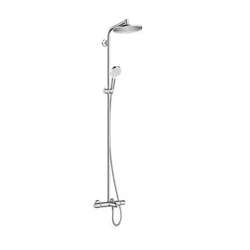 Стойка душевая Hansgrohe Crometta S 1 jet Showerpipe 27320000 с термостатом