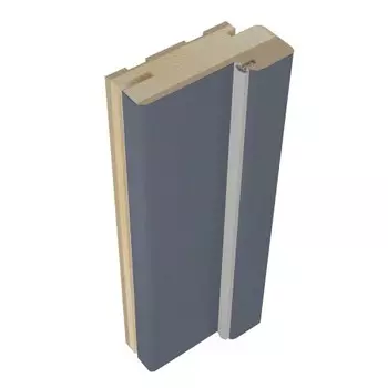 Стойка дверной коробки Belwooddoors Тип 60 Антрацит телескопическая фанерованная 2100х74х24 мм