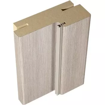 Стойка дверной коробки Velldoris экошпон телескопическая Капучино 2100х74х30 мм